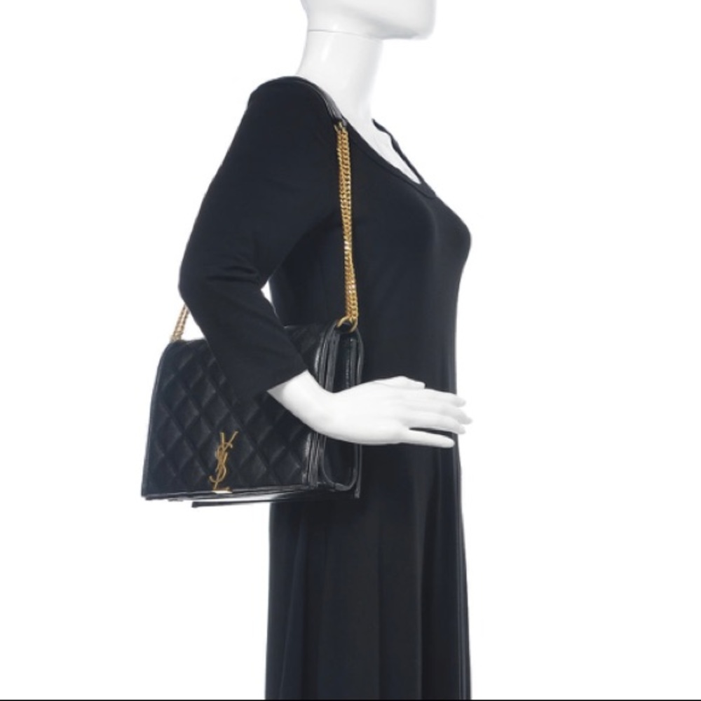 YSL “Authentic” Small Becky chain shoulder bag